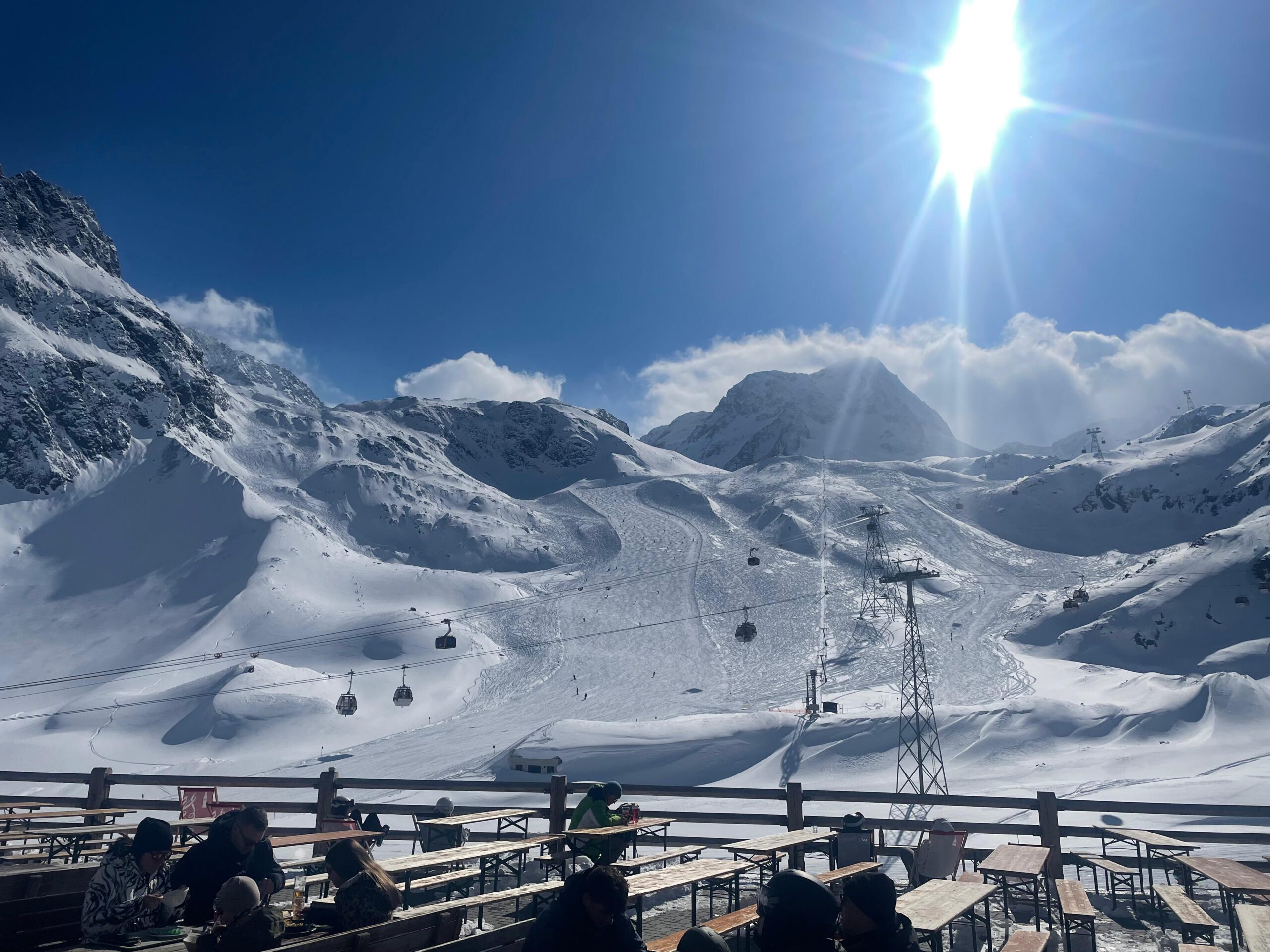 Top Skifinale auf dem Stubaier Gletscher